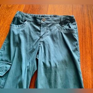 Kuhl Renegade Cargo Pants Girls Dust Blue Adjustable Outdoor Pants L 12